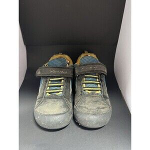 Mishansha Children’s Hiking Shoe Blue Suede Upper Size 29(euro) Hook And Loop